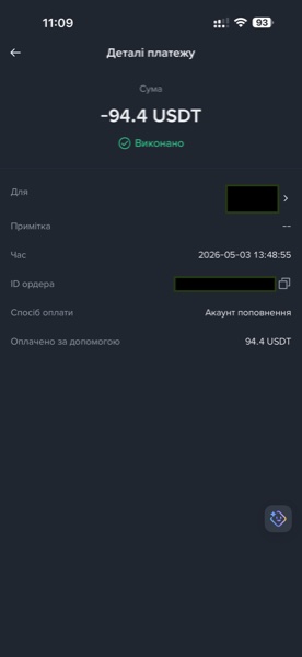 Виплата · Квітень 2026