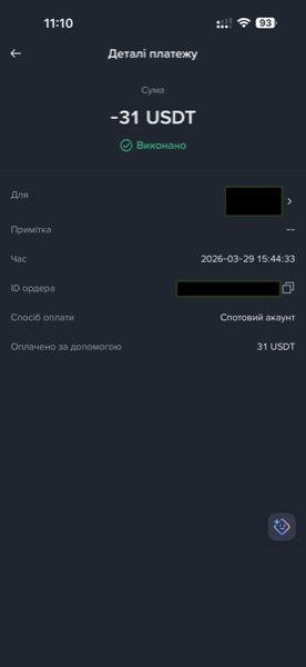 Виплата · Квітень 2026